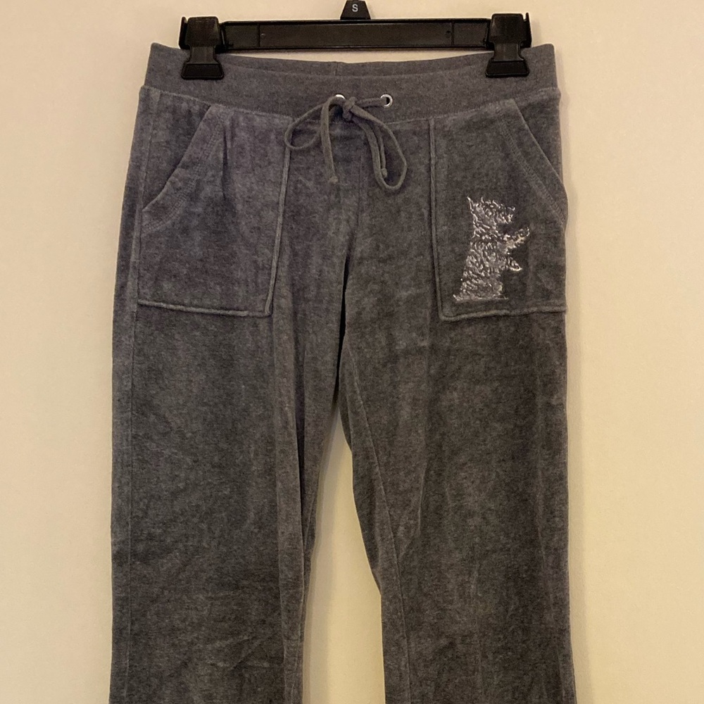 Juicy Couture Velour Track Suit Pants